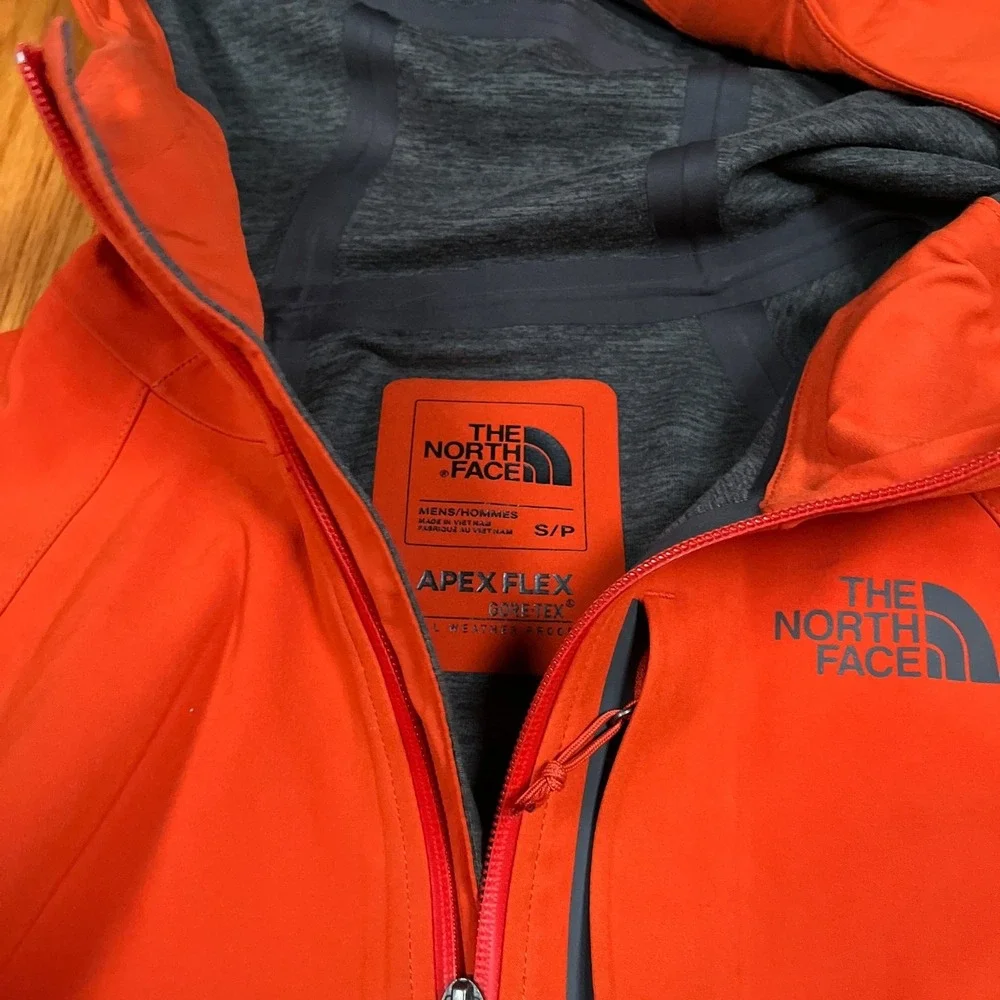 The North Face Apex Flex Gore-Tex Hooded Jacket Orange Men's Small NF0A2VE7